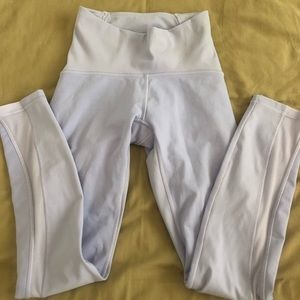 Lululemon High Rise Light Blue Leggings